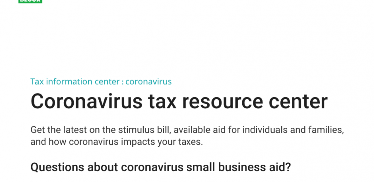 HR Block Coronavirus Stimulus Check