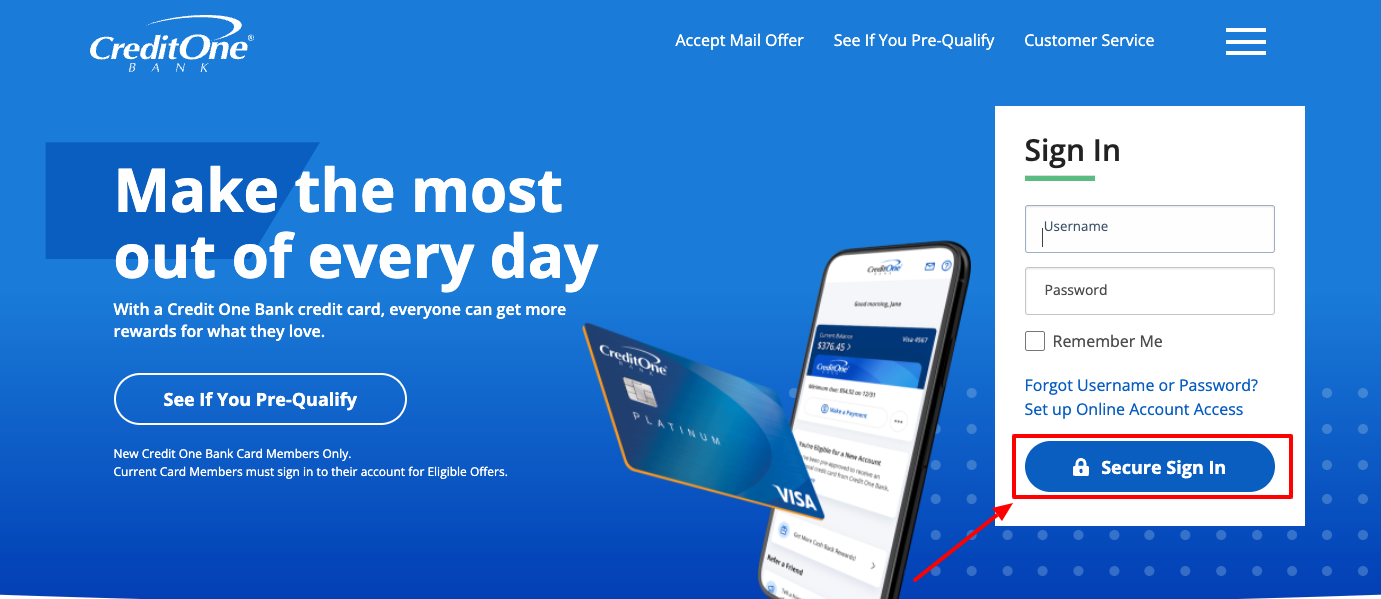 capital one credit card login