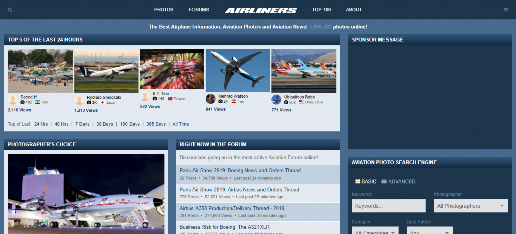 Airliners net Logo