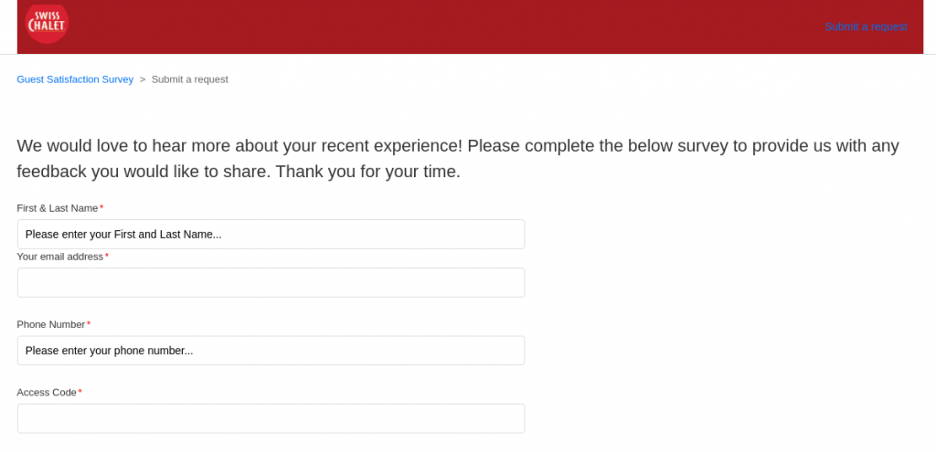 Swiss Chalet Survey