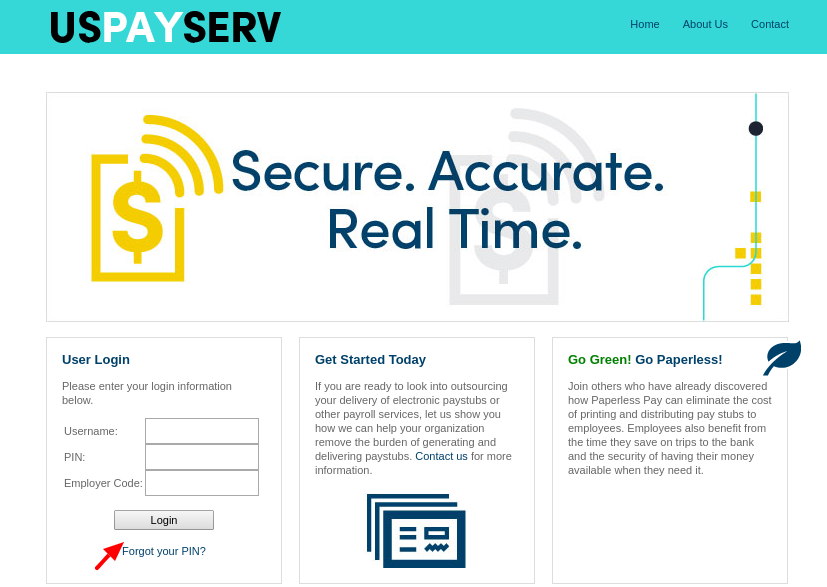 Www Uspayserv Com Uspayserve Easy Access To Payserve Payroll Account News Front