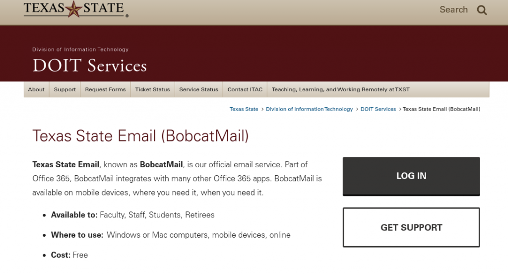 Texas State University Login