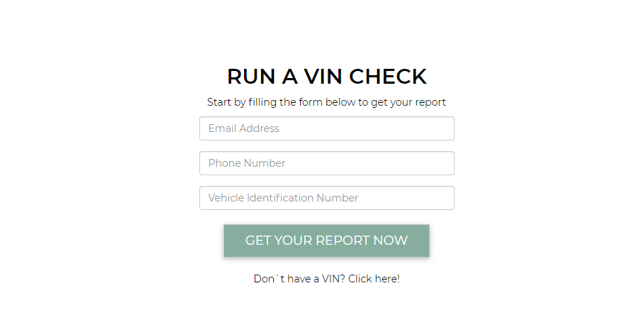 Auto Vehicle Registry Check