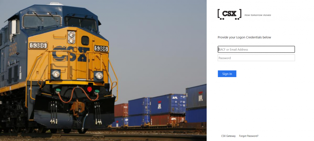 CSX gateway Login