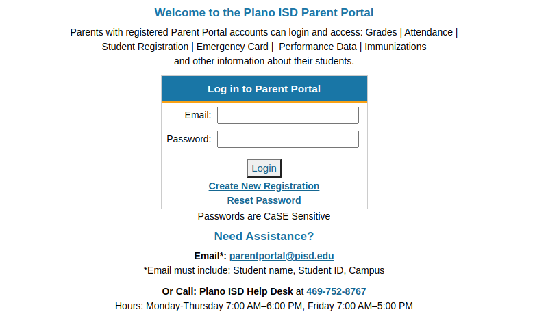 pisd parent portal logo