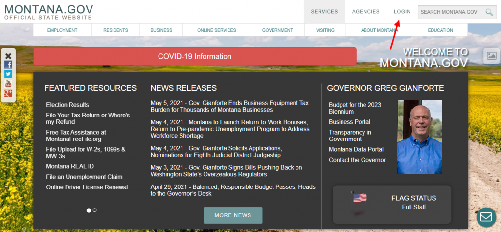 Mt gov Access To Montana EPass Online Account News Front