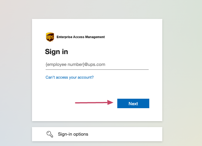 UPSers employee login