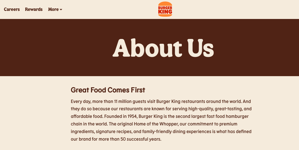 about burger king