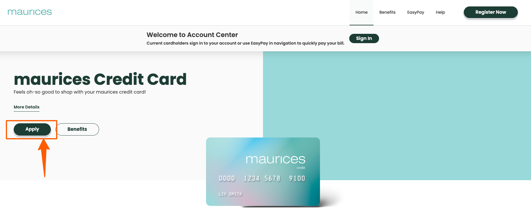 Apply for Maurices Credit Card