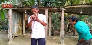 biswajit barman remove coconut cover by teeth | newsfront.co