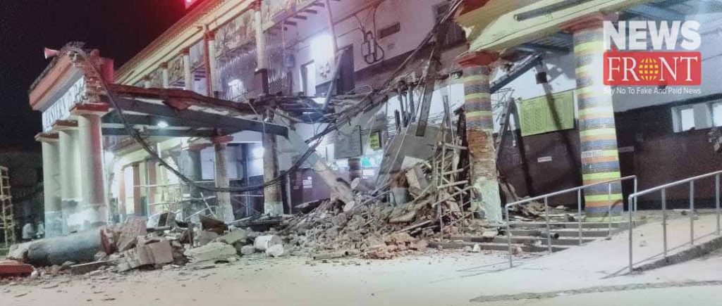 burdwan railway station collapsed portion rebuild | newsfront.co