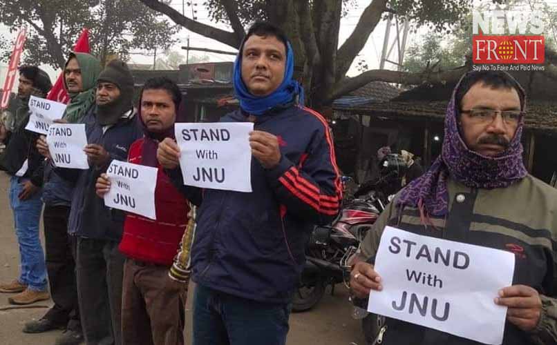 durgapur public support to jnu injured aishe | newsfront.co