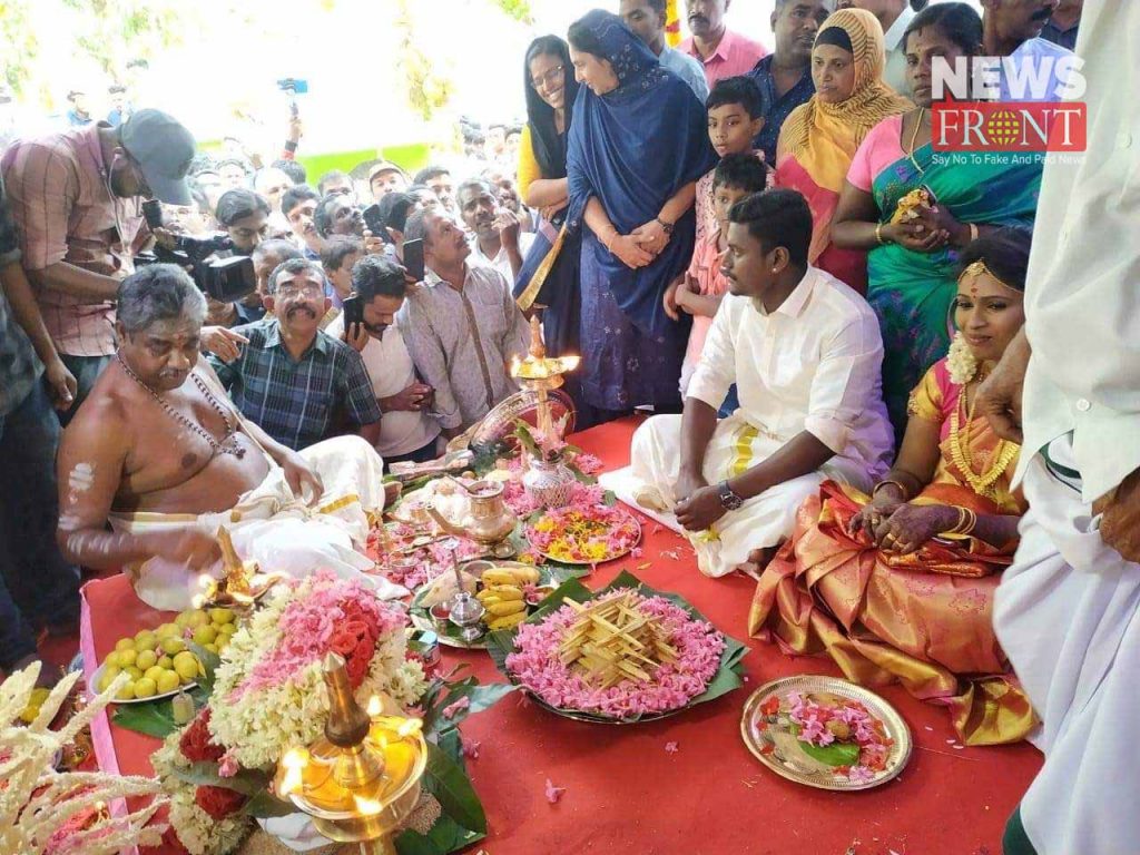 hindu couple get married in masjid | newsfront.co