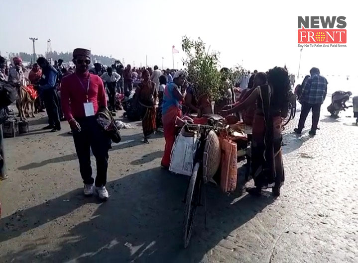 massive crowd in gangasagar mela | newsfront.co