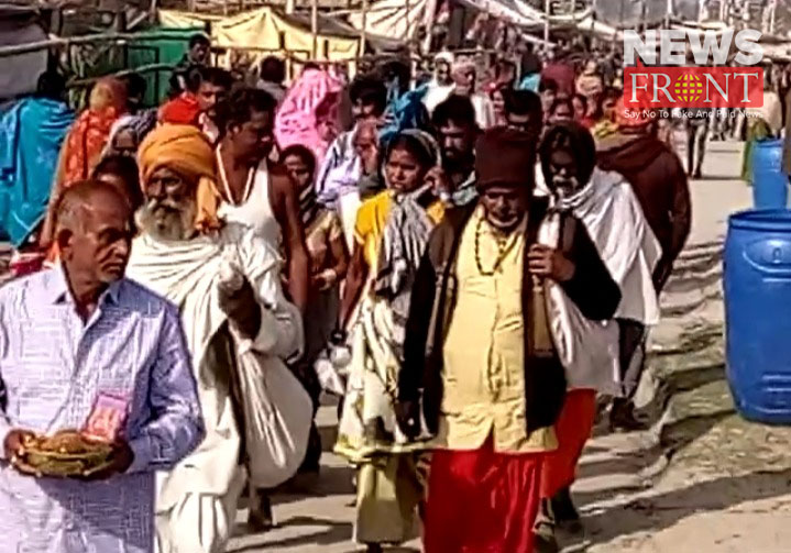 massive crowd in gangasagar mela | newsfront.co