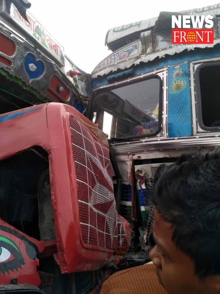 truck accident in falakata | newsfront.co