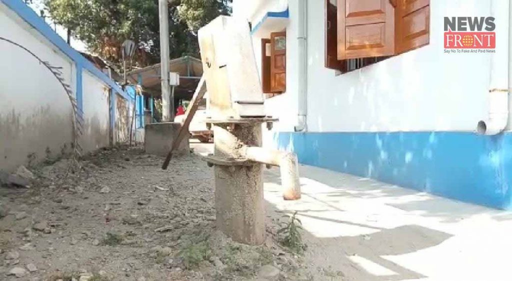 tubewell damage in phansidewa prathmik health center | newsfront.co