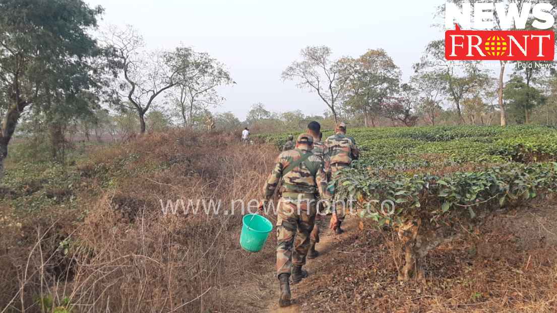 Burning Gangaram tea garden | newsfront.co