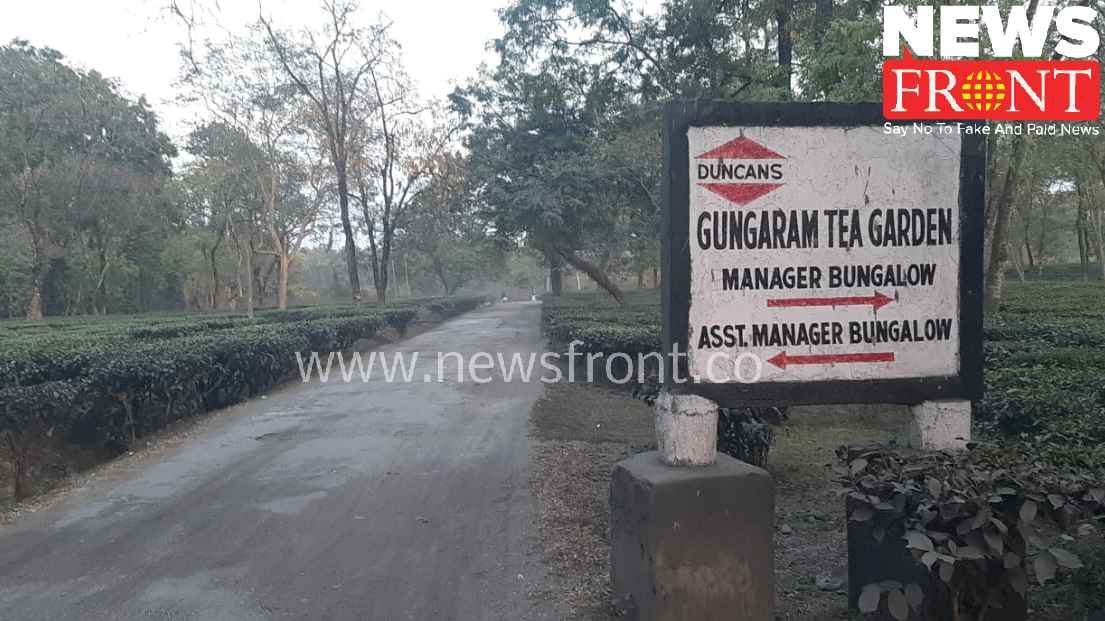 Burning Gangaram tea garden | newsfront.co