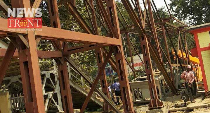 before dol utsav escalator start in nabadwip | newsfront.co