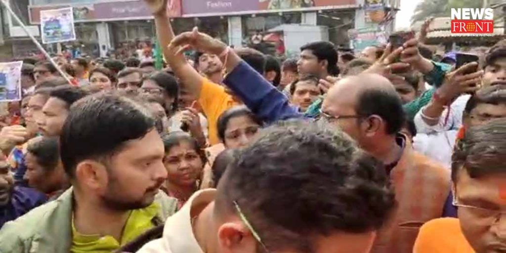 bjp leaders protest to police super office in haldia | newsfront.co