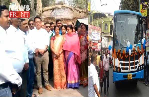 government bus service start in dewanganj | newsfront.co