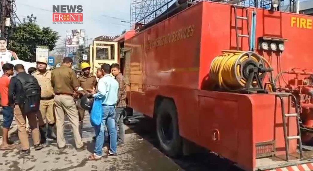 massive fire in siliguri panitanki hotel | newsfront.co