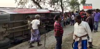 passenger bus accident in suti | newsfront.co