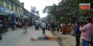 pedestrian dead in bus accident at mathabhanga | newsfront.co