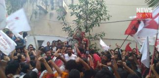 sfi winning of jadavpur university election | newsfront.co