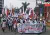 siliguri to berhampur dso protest rally | newsfront.co