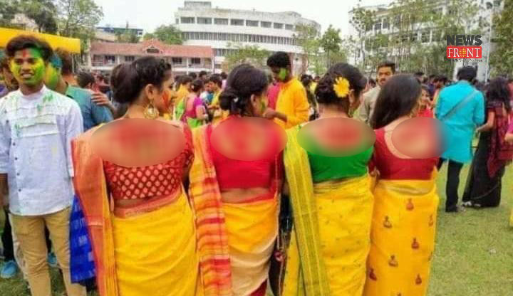 holi at Rabindra Bharati | newsfront.co