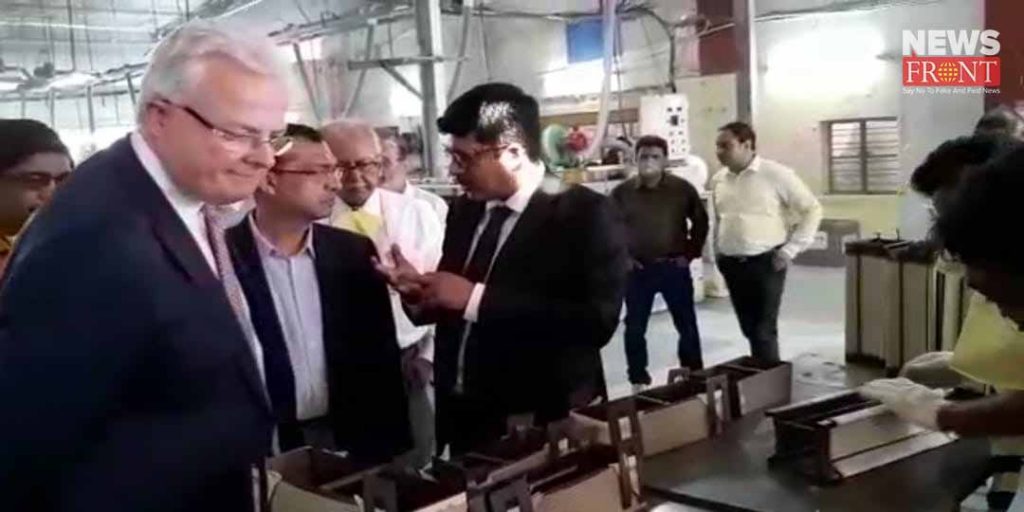 businessman visit to west medinipur factory | newsfront.co