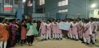 malda medical college hospital nurses protest for sanitizer and mask | newsfront.co