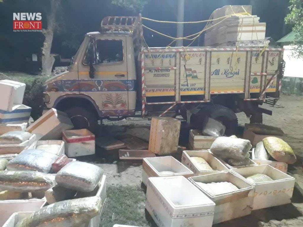 massive ganja rescue from tufanganj | newsfront.co