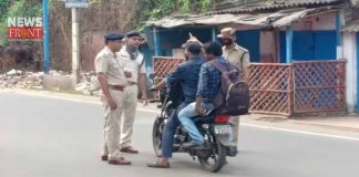 police officers start naka checking in kharagpur railway station | newsfront.co