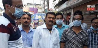 raiganj police protest to mask and hand sanitizer black marketing | newsfront.co