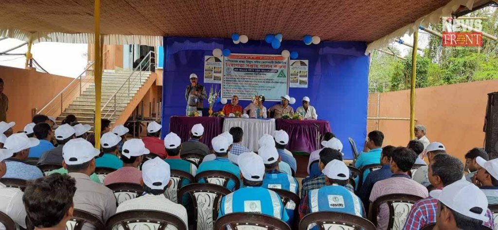 west bengal electric department celebrate safety week in belda | newsfront.co