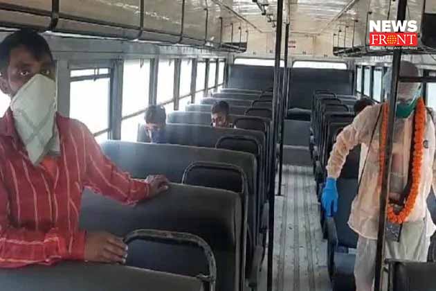 bus driver waiting for government permission in raiganj | newsfront.co