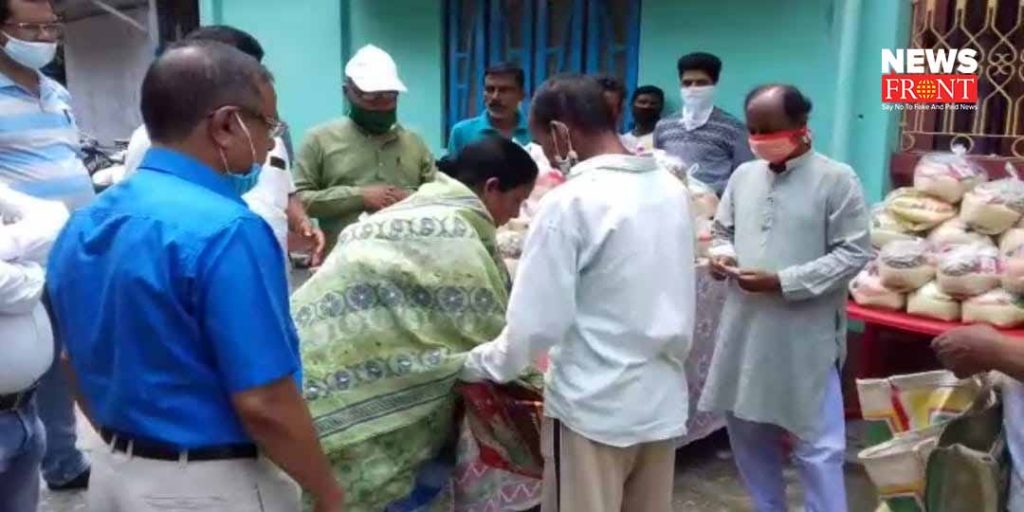 gadai dey distribute ration to Brahmin organisation | newsfront.co