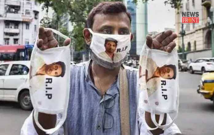 Sushant RIP mask | newsfront.co