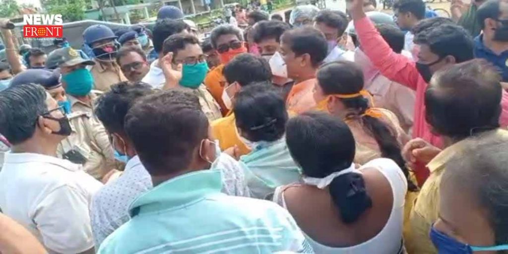 bjp members protest | newsfront.co