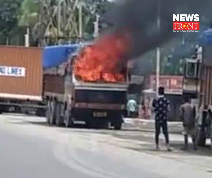 fire in truck | newsfront.co
