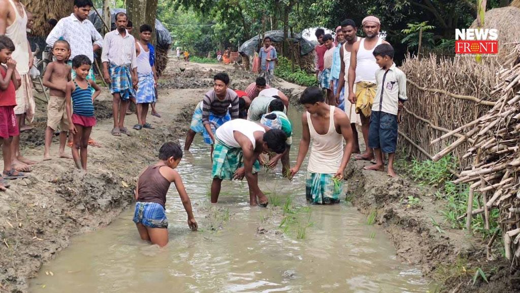 villagers protest | newsfront.co