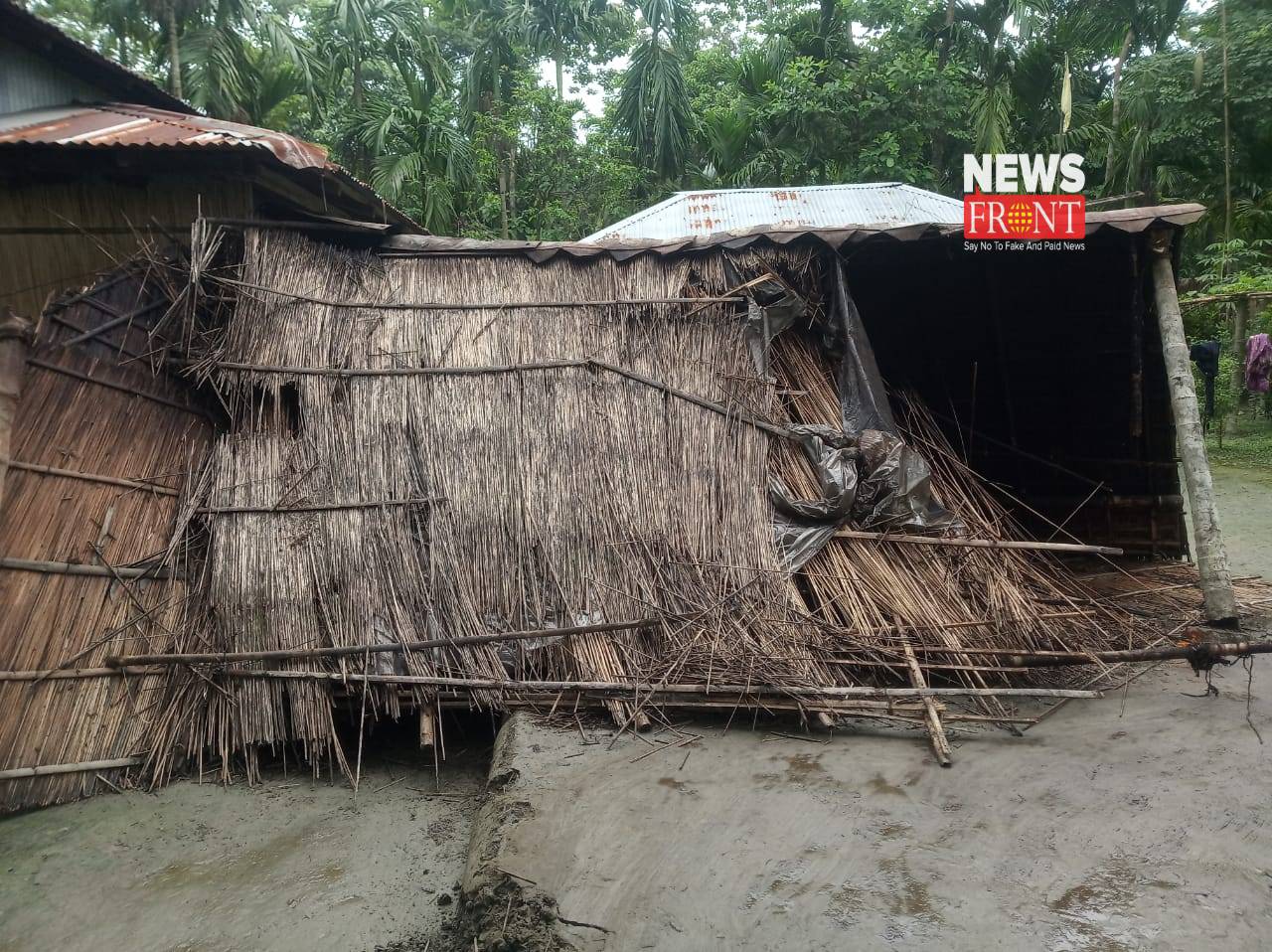 Destroyed house | newsfront.co