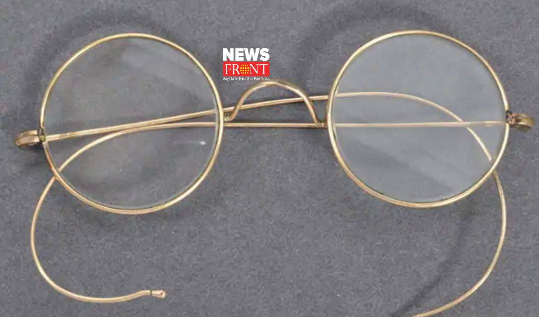 Gandhi's gold plated glass | newsfront.co