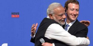 Modi and Zuckerberg | newsfront.co