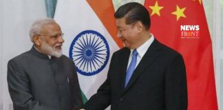 Modi with Xi Jinping | newsfront.co