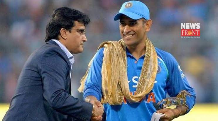 Saurav with Dhoni | newsfront.co