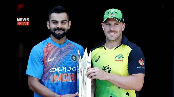 Virat Kohli and Aaron Finch | newsfront.co